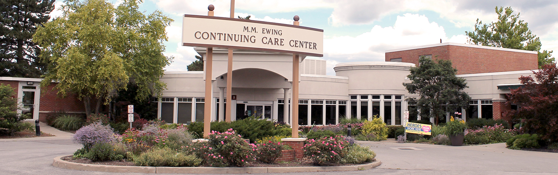 Front of MM Ewing Continuing Care Center